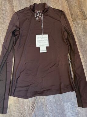 Equestrian 70 degrees mock neck (never worn)